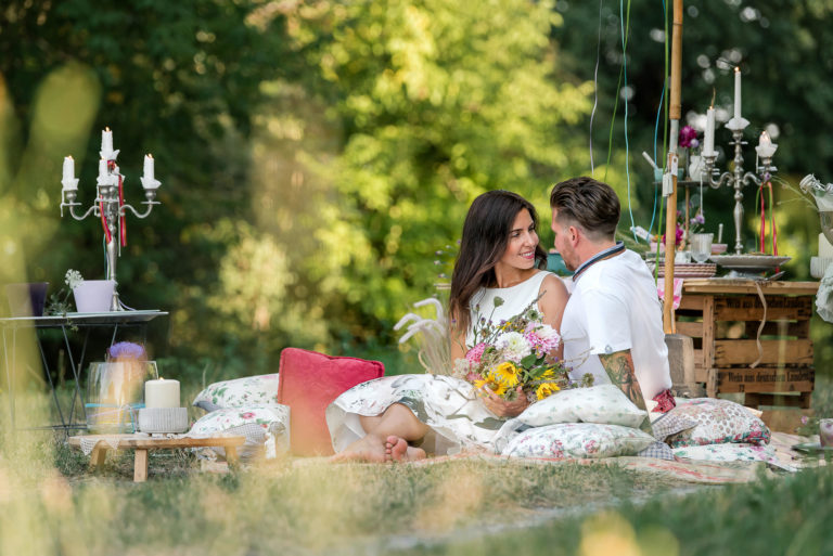 Romantisches Picknick für Zwei